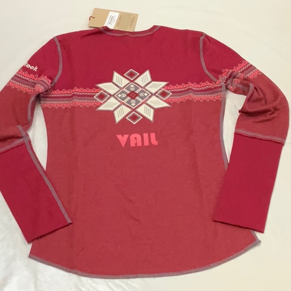 Alp-n-Rock VINTAGE SNOWFLAKE top - Claret
